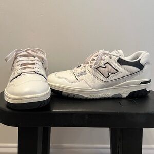 New balance 550 cream & black Sz 10